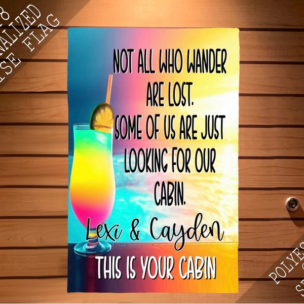 Cruise Door Magnet, Not All Who Wander Cruise, Magnetic Cruise Door Decoration, Cruise Door Sign, Cruise Door Flag, Cruise Door Banner