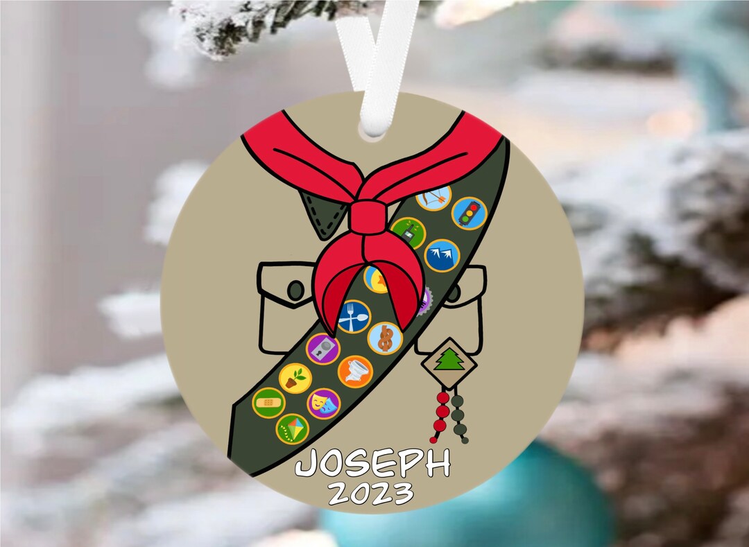 Boy Scout Christmas Ornaments 