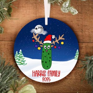 Hide the Pickle Ornament, Pickle Ornament, Personalized Ornament, Personalized Christmas Ornament, Hide The Pickle