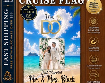 Cruise Door Magnet, Anniversary Cruise Sign, Cruise Door Decoration, Cruise Cabin Door Sign, Magnetic Cruise Door Flag, Cruise Decoration