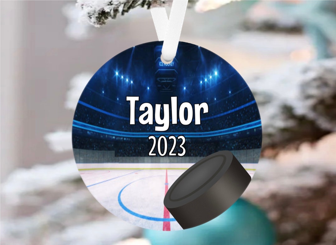 Hockey Christmas Ornament, Personalized Ornament, Personalized Ornament ...