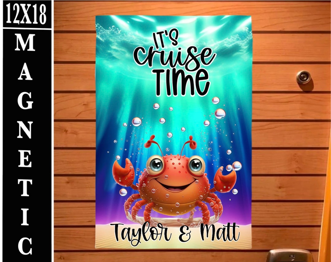 Crab Cruise Door Flag Cruise Door Decoration Cruise Etsy