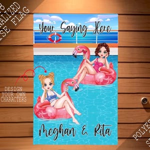 Magnetic Girls Trip Cruise, Besties Cruise Door Flag, Cruise Door Decoration, Cruise Door Sign,Cruise Door Flag, Cruise Door Banner