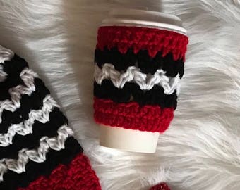 Twin Peaks Cup Cozy//Red Room Cup Cozy