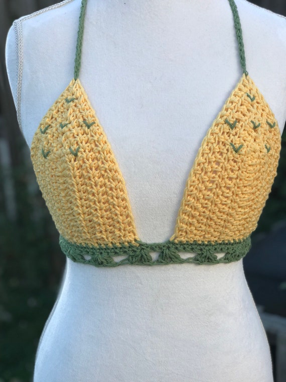 pineapple swim top