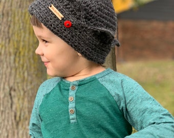 Kids Jughead Beanie//Crocheted Whoopee Cap