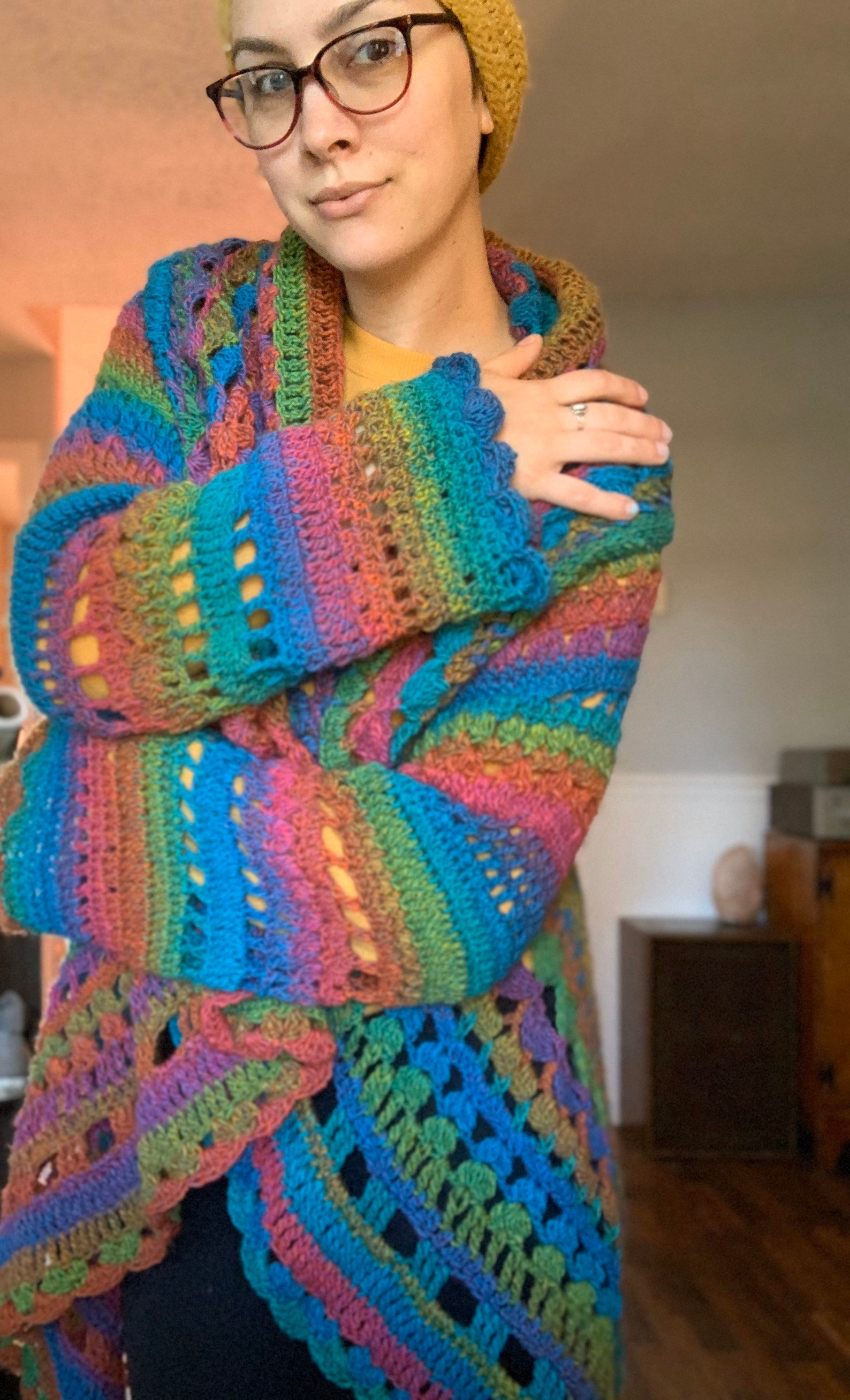 Crochet Mandala Cardigan//Handmade Boho Jacket Etsy