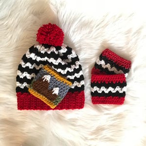 Red Room Beanie//Twin Peaks Inspired Beanie//Crochet Twin Peaks Hat image 7