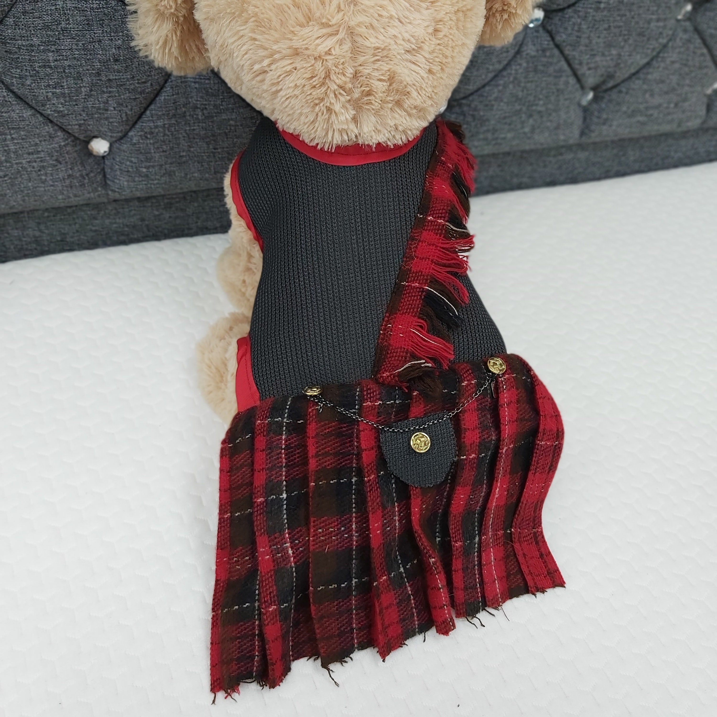 Medium Special Occasion dog pet wedding tartan kilt costume Etsy
