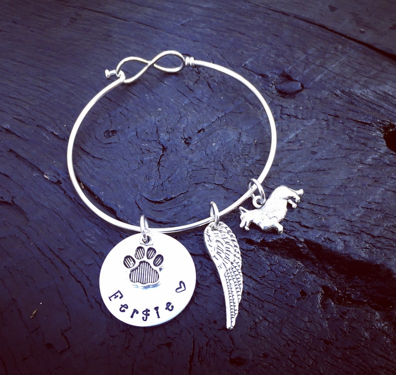 Corgi Memorial Jewelry Corgi Memorial Bracelet Pet Keepsake Pet Sympathy Gift Rainbow Bridge Jewelry Pet Memorial Jewelry