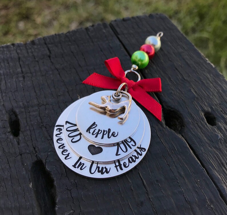 Cat Memorial Christmas Ornament Pet Memorial Ornament Etsy