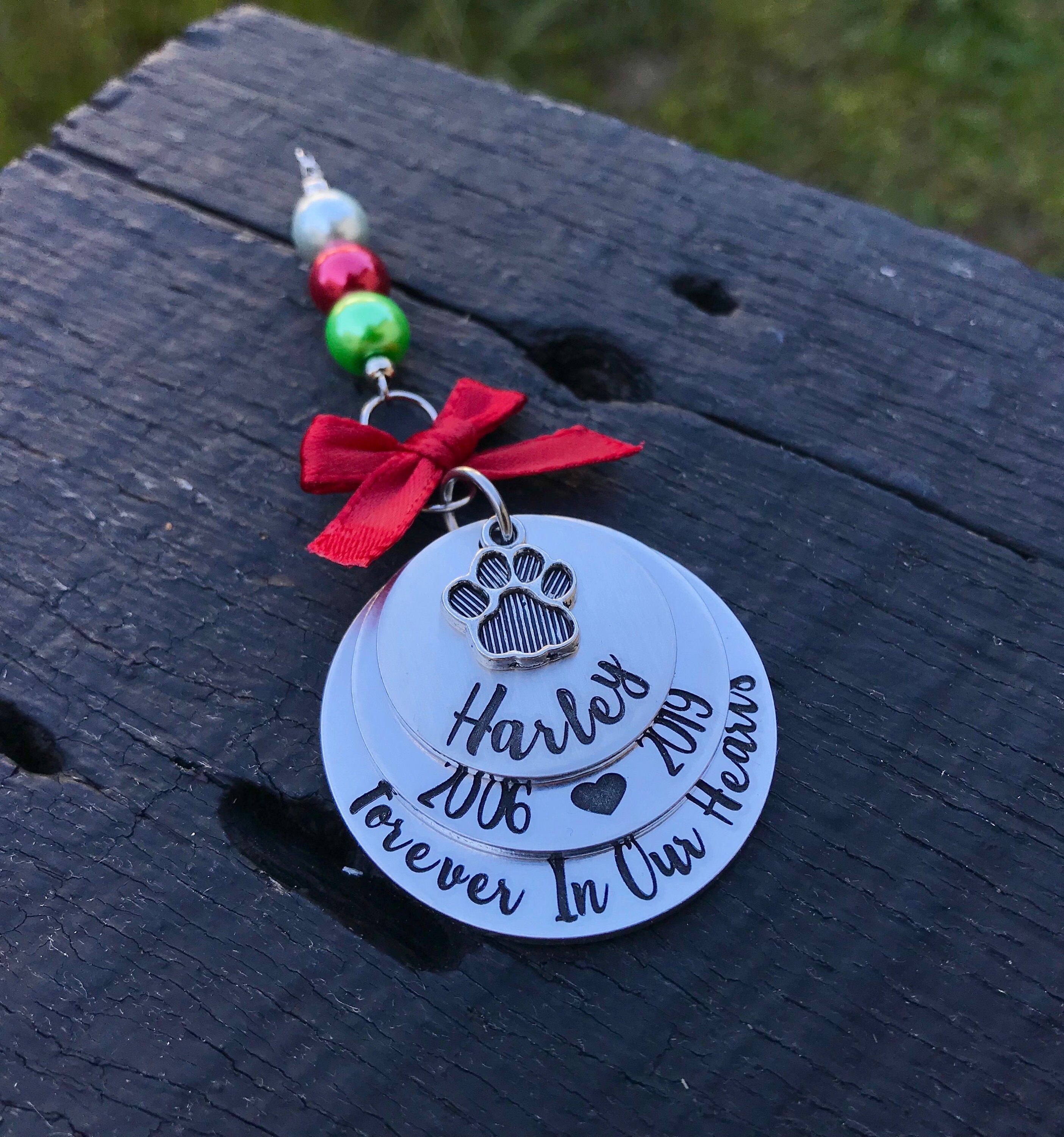 Pet Memorial Christmas Ornament Pet Memorial Ornament Etsy