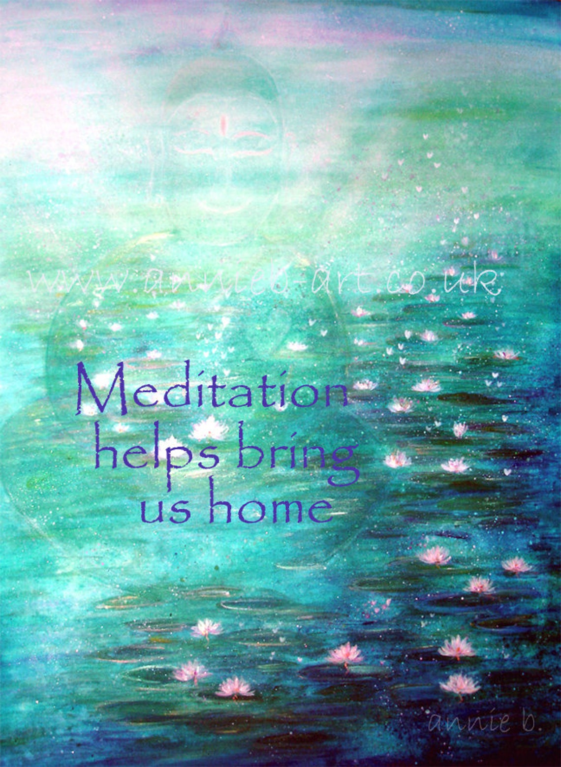 Digital Download. Quote Art BUDDHA WALL ART With Meditation Etsy