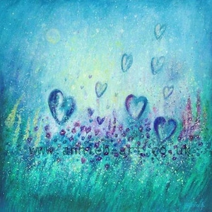 BLUE Large WALL ART. Home Decor Wall Art. Abstract Painting ...