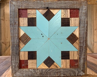 Barn quilt wall hanging