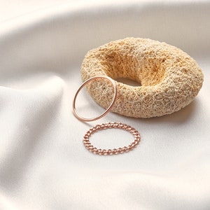 Ring Set: Chain Ring, Midi Ring • Stacking Ring Set • Dainty Pinky Ring • Knuckle Rings • Minimalist Ring Set For Everyday Wear • RM61