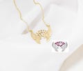 Custom Logo Necklace • Company Logo Jewelry • Drawing Necklace • Wholesale Jewelry • Personalized Gift For Coworker or Friend • NM18