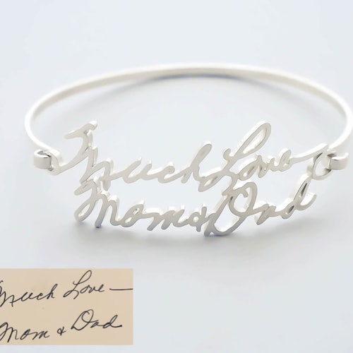 Handwriting Jewelry Personalized Signature Necklace in Etsy