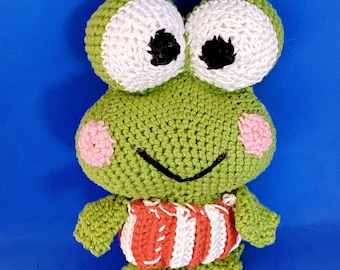 Tiny Froggie Boi Crochet Plushie