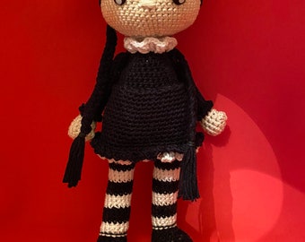 Creepy Girl Amigurumi Doll