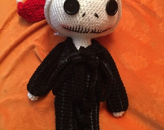 Skeleton Halloween & Christmas Amigurumi Crochet Doll | Plushie Doll
