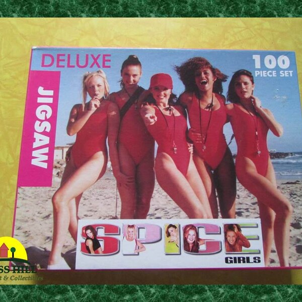 Retro Spice Girls 100 Piece Puzzle, New In Box, Mint Condition!