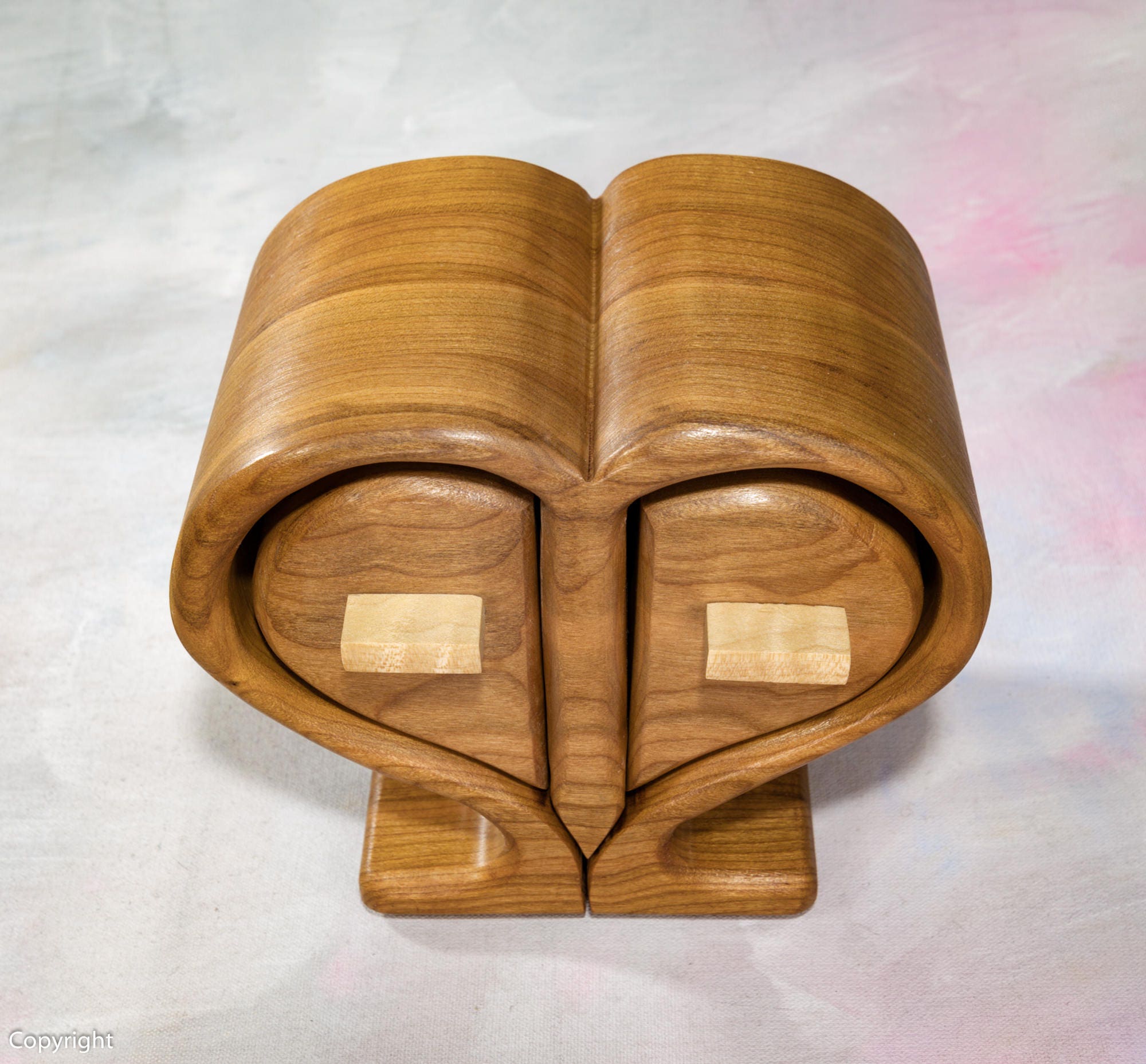 BANDSAW HEART BOX cherry wood heart shaped bandsaw box Etsy