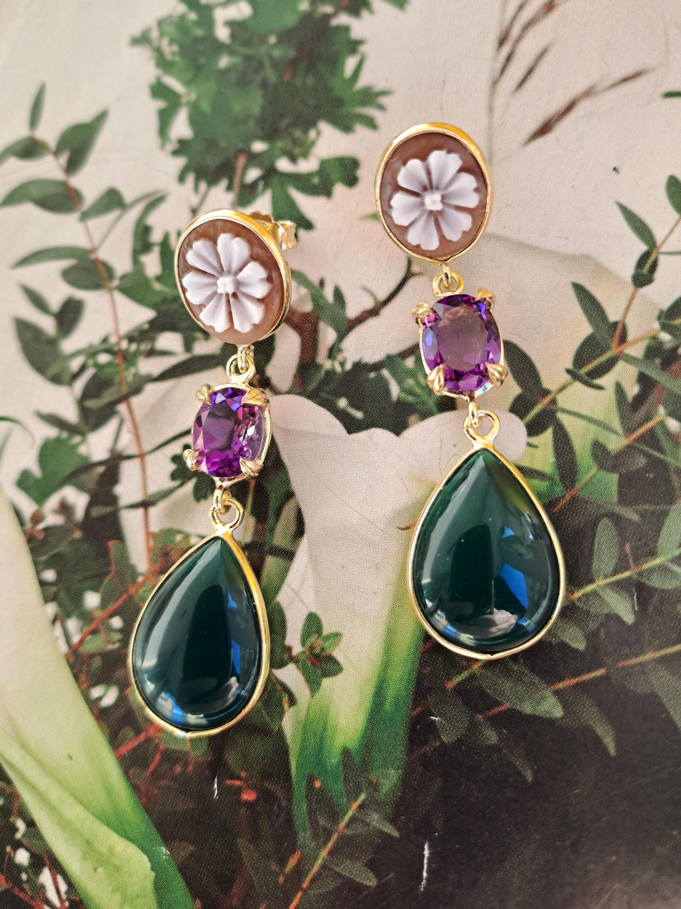 Swarovski Orecchini Cristallo Verde