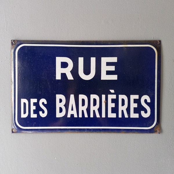 French Road Sign Etsy