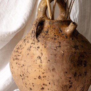 Large French Antique Terracotta Oil Storage Pot Jar