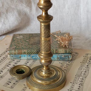 アンティーク真鍮製キャンドルホルダー（ペア） - Etsy 日本