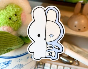 Bunny Xray | 3 inch Cute Waterproof Matte Vinyl Sticker