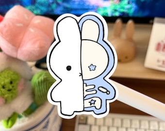 Bunny Xray | new size 2.5 inch Cute Waterproof Matte Vinyl Sticker