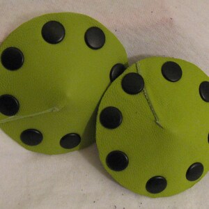 Studded Leather Pasties in Multiple Colors image 2