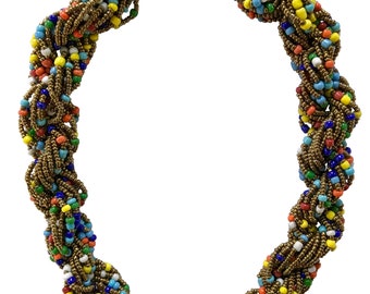 African Handmade Beaded Necklace