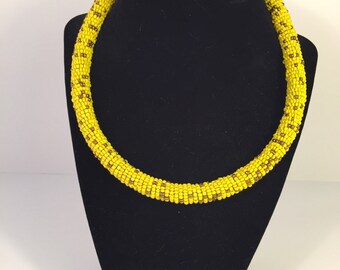 African Handmade Bead Necklaces - Different Colors