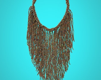 African Handmade Bead Necklace
