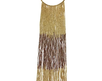 African Handmade Long Bead Necklace