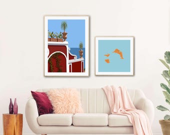 Le Sirenuse - Red, Positano, Amalfi Coast, Costiera, Amalfi Coast, Italy, Italian summer, Italian art, Italian holidays, Summer
