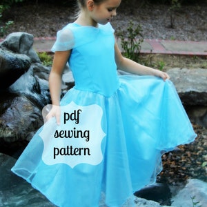 Playground to Palace Dress, a princess style-pdf sewing pattern with instant download