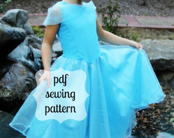 Playground to Palace Dress, a princess style-pdf sewing pattern with instant download