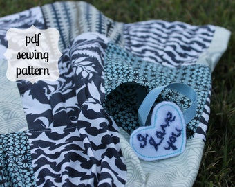 Pocketful Posies Patchwork Rock ~ sofortiger Download PDF Schnittmuster ~