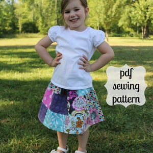 Pocketful of a Posies Skirt~Istant download PDF sewing pattern~