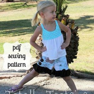 Simple Seaside Shorties and Capris PDF Sewing Pattern