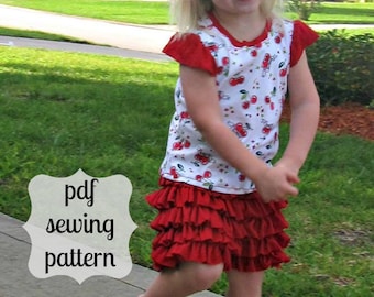 The Perfect Cartcycle Rüschen Shorts PDF Schnittmuster