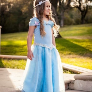 Playground to Palace Dress, a princess style pdf sewing pattern with instant download