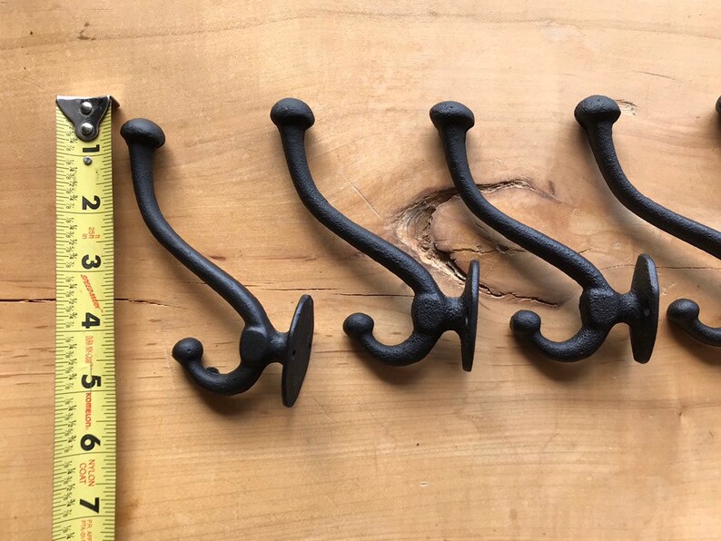 Buy Cast Iron Hooks / Coat Hooks / Solid Cast Iron / Black Coat Online