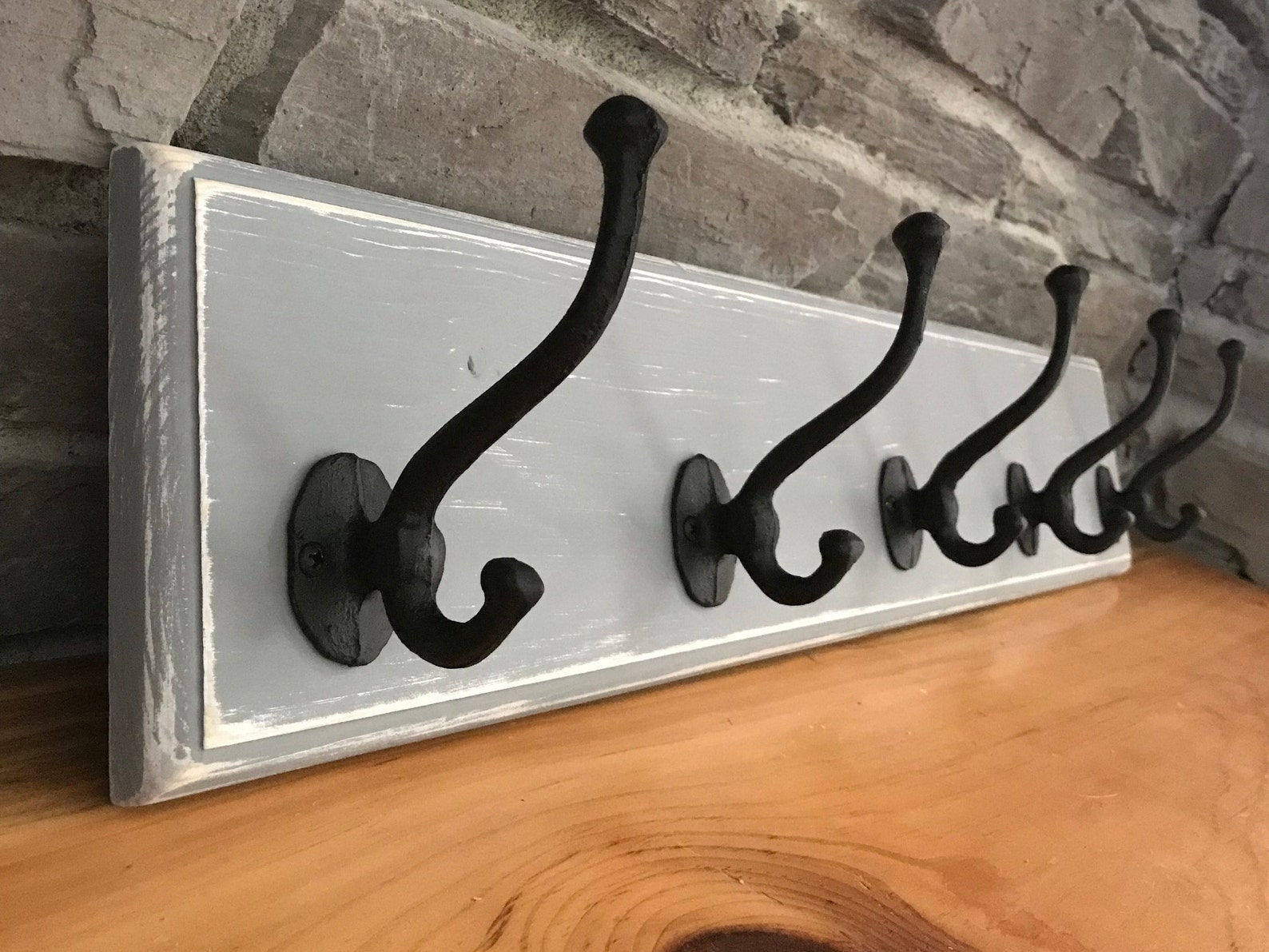 Rustic Coat Rack / French Country Coat Rack / Farmhouse Coat Etsy