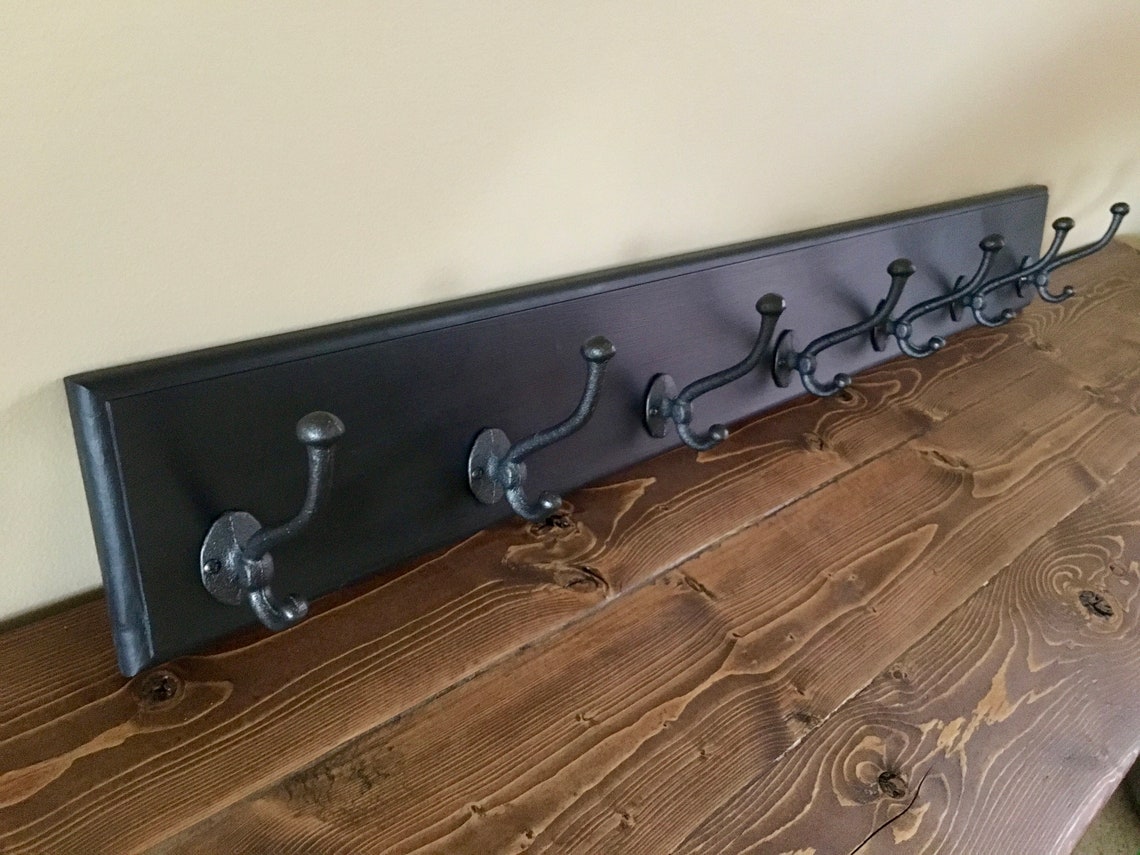 Rustic Coat Rack / French Country Coat Rack / Farmhouse Coat Etsy