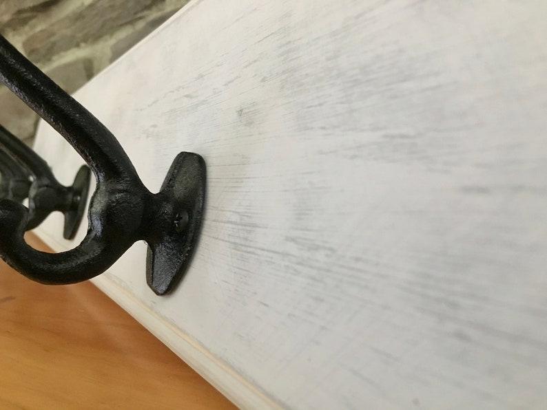 Rustic Coat Rack / French Country Coat Rack / Farmhouse Coat Etsy